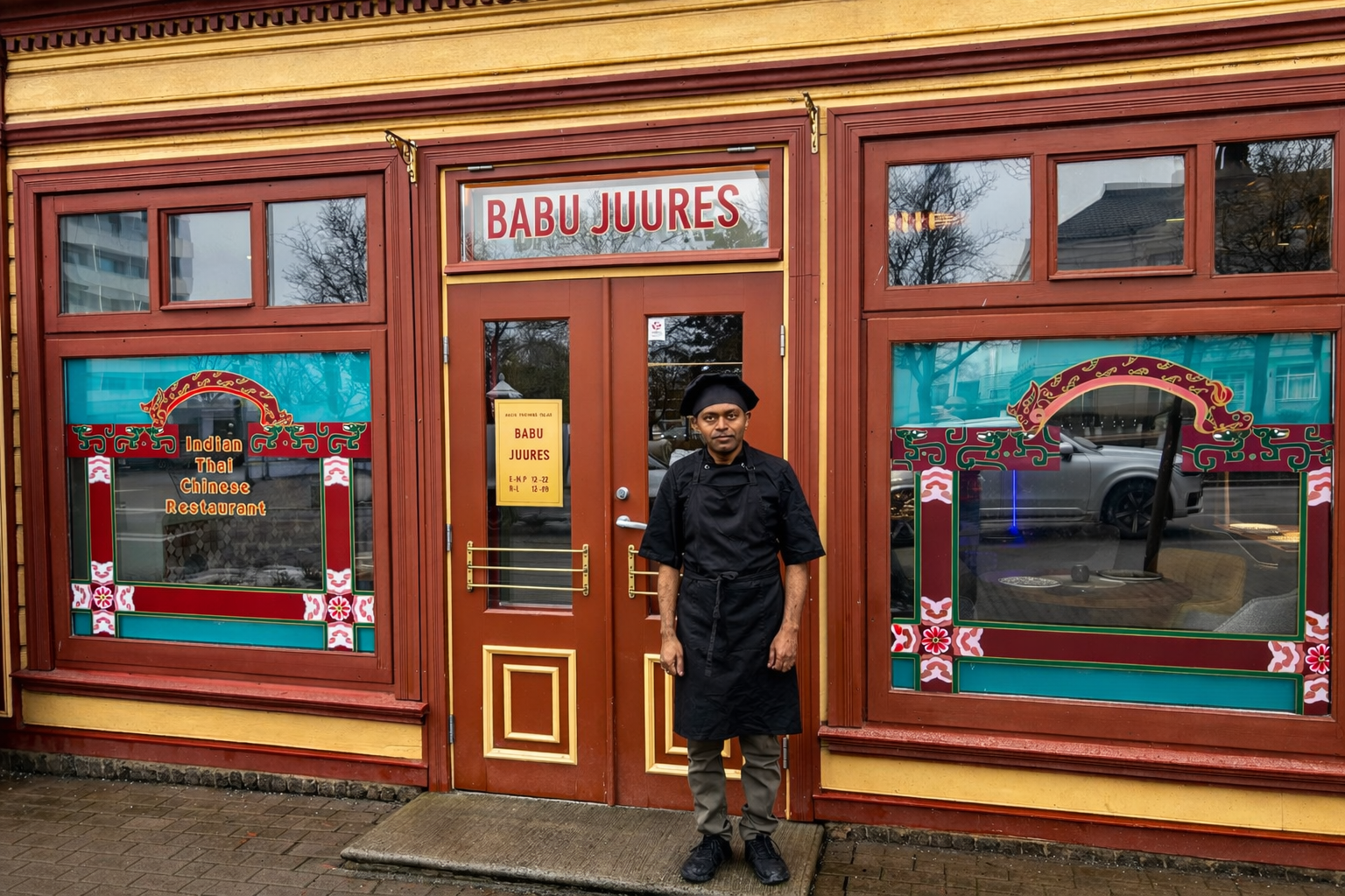 Babu enda restoraani ees